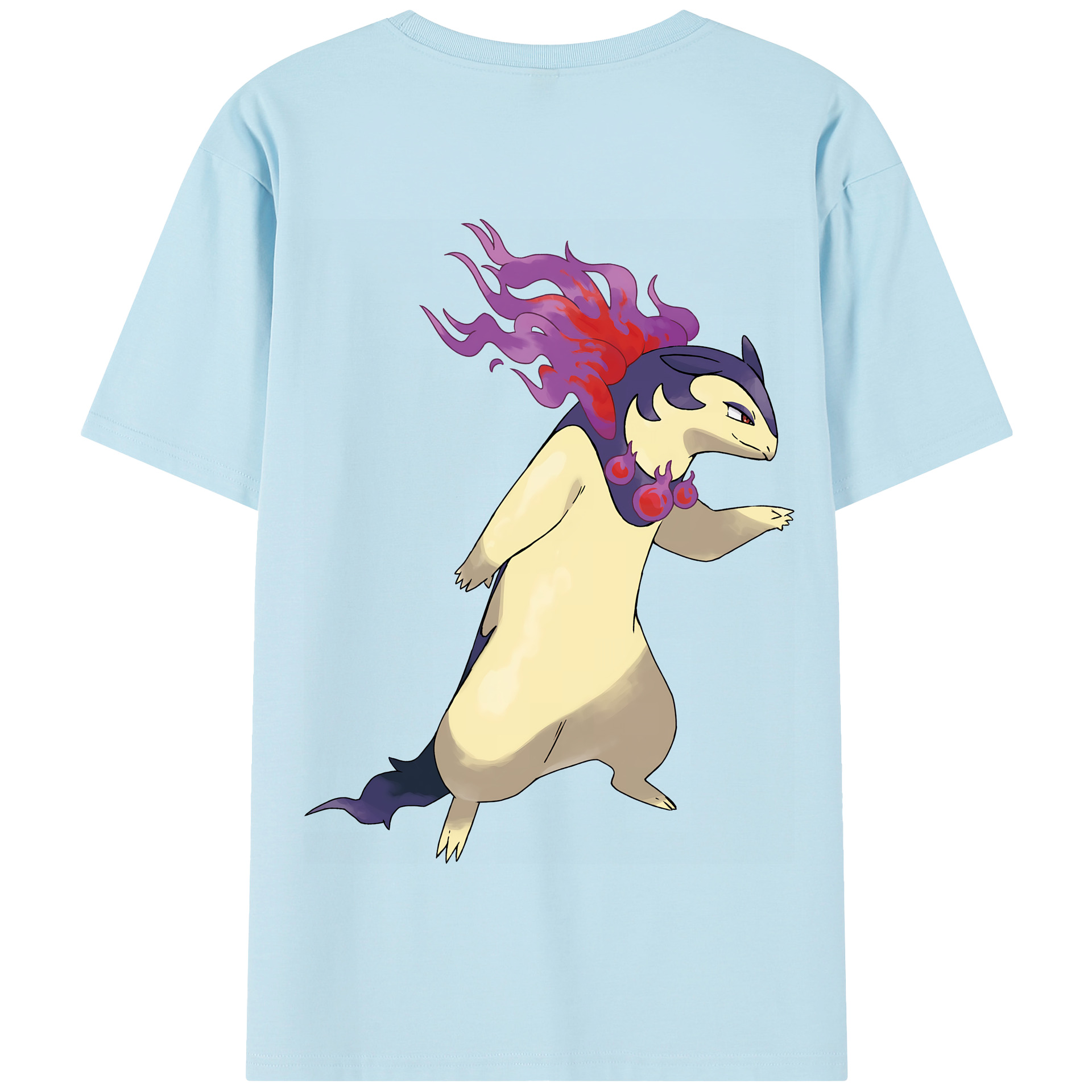 （画像用） ポケットモンスター Pokémon 綿100％半袖Tシャツ（背面プリント）